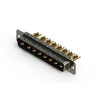 EDAC 627-8W8-222-3T1 ຕົວເຊື່ອມຕໍ່ Mixed Contact D-Sub Connectors Vertical Combo Dsub