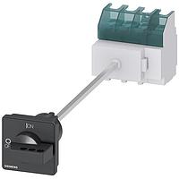 SIEMENS 3LD25171TL11 ສະຫນາມສະແກນວົງກົດ DISC SW 63A ປະຕູ ROT HDL ປະຕິເສດ ສີດຳ 4P