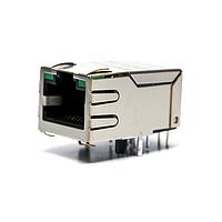 Pulse Electronics J1012F21KNL ມັກເນຕິກ ຈໍກ 1x1 TAB UP ມີໄຟ LED 10/100 ບໍ່ມີສົງຄາມ Pb