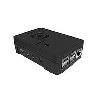 New Age Enclosures P4P-382613 ກອງປົກ Raspberry Pi 4 Enclosure 3.8 x 2.6 x 1.3 ນິ້ວ - ສີຫຼຽມຄຳ, ກາງແບ່ງແບບເປັນເຄື່ອງ