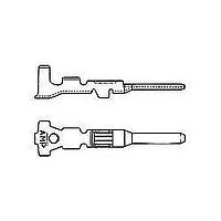AMP Connectors - TE Connectivity 282465-1 (Cut Strip) Quick Connect MINI MIC TAB CONTACT ຕັດສະຕຣິບ 100 ຊິ້ນ