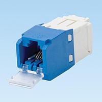 Panduit CJD688TGBU ຕູ້ເຊື່ອມຕໍ່ແບບມົດູລາ / ຕູ້ເຊື່ອມຕໍ່ Ethernet Mini-Com Shuttd Mod Cat 6 UTP 8
