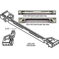Vector CG3-160R ການນໍາທາງບັດສໍາລັບຕູ້ແລະຕູ້ວາງອຸປະກອນ,160MM,1101.10, ແດງ, ຊຸດ 2 ອັນ