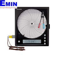 Dickson KT8-31R ໃໝ່ 8" ຕົວບັນທຶກຕາຕະລາງ (-300°F ~ 2000°F (-185°C ~ 1093°C))
