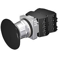 SIEMENS 52PM9V1D ປຸ່ມກົດ PUSHBUTTON,MOM,BLK,2 1/2" PLST,2POS,4BJK