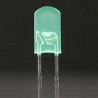 Kingbright WP2773GD ເດັດແລດສີດຽວ ສີຂຽວ 568nm ກະຈາຍແສງ 10mcd