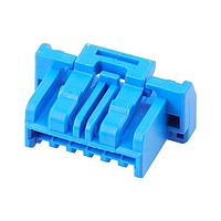 Molex 502578-0604 ປລັກ 1.5mm CLIK-Mate Plug Housing SR 6Ckt ສີຟ້າ