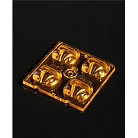Ledil C18604_AMBER-2X2-ME ເລນສ໌ແສງສວ່າງ LED ສົດເສີມການຕອບສະໜອງຕາມມາດຕະຖານ EN13201 ລະດັບ M-Class