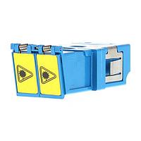 Molex 106127-1400 ອາແດບເຕີ LC DUP ADAP ZR SLV S HUTTER sm FLANGE BLU