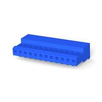 AMP Connectors - TE Connectivity 4-640442-2 ຮູງຮັບ Receptacle 12P C/E 26AWG ບໍ່ມີ TAB ມີແຖວສີຟ້າ