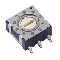CTS Electronic Components 220AMA10R ສະຫນັບສະຫນູນການຫຼຽນຫຼັກ 10 ຕໍ່ຕຳແໜ່ງ ຮູບປົກກະຕິ Gull Wing SMD Flush arrow rotor