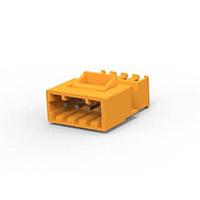 AMP Connectors - TE Connectivity 3-641522-4 ປຸກຮາງຈິ້ງ 04P MTA156 POST CON ASSY ORNG