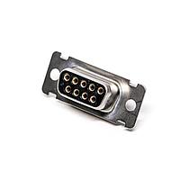 ITT Cannon DEM9SF225 ຮອບຮອງ Receptacle D-Sub, 9 Skt/ solder cup, SST shell