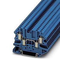 PHOENIX CONTACT 3044555 ບລອກສິ້ນສຸດ Feed Through Terminal Block UT 2.5-QUATTRO BU DBL LEVEL 5.2MM
