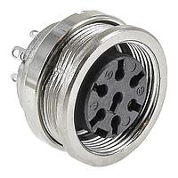 Amphenol Tuchel T 3478 018 ຕົວເຊື່ອມຕໍ່ 7 ຂາ ຍິງ; ຕິດຕັ້ງດ້ານໜ້າທອງ