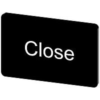 SIEMENS 3SU19000AD160DX0 ປ້າຍປະກັບ, ປ້າຍປະກັບ INSCR. ປິດ, ສີດຳ 17.5 X 27MM, ປິດ