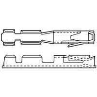 AMP Connectors - TE Connectivity 530553-6 ຕິດຕໍ່ T/SPRING STMPD
