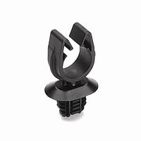 HellermannTyton 151-01769 MOC Clip MOC Clip, 14 mm, ມີ 4 x Oval Fir Tree, PA66HIRHSUV, ສີດຳ, 3000/ctn