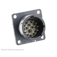 Eaton Souriau-Sunbank UTGX014E15PZ ຮັບສະຕິເຄື່ອງ Receptacles Square flange receptacle, ບໍ່ມີ backshell, ມີ 15 ຕິດຕໍ່ຊ່ອງຊອດຜູ້ຊາຍ, IP68/69K ໃນສະພາບບໍ່ໄດ້ເຊື່ອມຕໍ່, keying Z