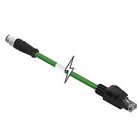 Molex 1201080291 ເຄື່ອງສາຍ Ethernet / ເຄື່ອງສາຍເຄືອກຕ່າງໆ M12-4P(D)-MM-ST/RJ45-M-12M-PUR