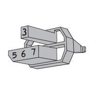 AMP Connectors - TE Connectivity 3-100526-5 Coding Keys Z-PACK F.CODING KEY