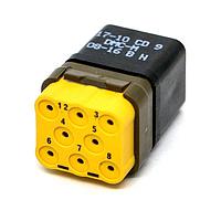 DEUTSCH - TE Connectivity DMC-M08-16BN ຕົວເຊື່ອມຕໍ່ MIL Spec ຮູບສີ່ແກ້ວ DMC INS S 8C 8#16 N LC