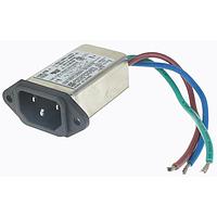 Corcom - TE Connectivity 15EJT8 ການເຂົ້າ 15A IEC-WIRE LEAD FLANGE MOUNT