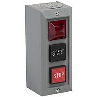 Square D 9001BG308 ສະຖານີຄວບຄຸມປຸ່ມຄູ່ 600VAC 5A, ປະເພດ B