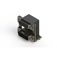 EDAC 664-015-264-04A ຕູ້ສະຫນອງ Dual Port D-Sub ມຸມຂວາ ຕູ້ສະຫນອງ Dual Port D-Sub