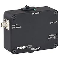 THORLABS PDA8GS InGaAs Fiber-Coupled Photodetector (Fixed Gain, 750 - 1650 nm)