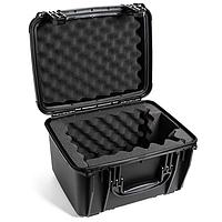 HellermannTyton 556-00231 ກ້ອງພາ TT230 Printer Series Carry Case, 15.25" x 12.13" x 10", 1.5" Convoluted Foam Interior, ສີດຳ, 1/pkg