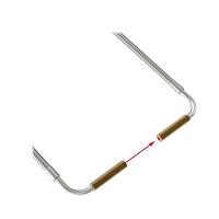 Banner Engineering IAT23S ເຄື່ອງຈັບເຊື້ອເສັ້ນແສງ Fiber Optic Sensors Opposed Mode Individual Glass Fiber 36 long; 0.125 dia. Bundle; Stainless Steel Sheath; Right angle threaded sensing tip