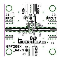 Guerrilla RF GRF2082-EVB ບອດປະເມີນເຄື່ອງຂະຫນາດ RF Amplifier ສໍາລັບ GRF2082