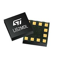 STMicroelectronics LIS2MDLTR ຕົວຈັບສະນີຍຸງສະນີຍຸງ, ອອກດິຈິຕອນ, ຂະໜາດຂອງສະນີຍຸງ 50 gauss, ຂະໜາດການເຄື່ອນໄຫວສູງ, ultra-lo