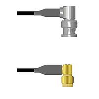 Amphenol Custom Cable Q-0E0360008012i ສາຍສັ້ນ RF BNC-RP/SMA-RP RG58 12I