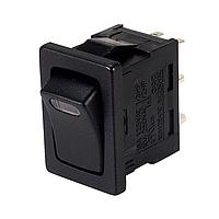 Shin Chin R13-66L-02-BBGG-L1 ສະຫນັບສະຫນູນ Rocker SPST ILLUM ສີຂຽວ