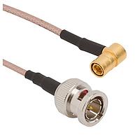 Amphenol RF 245103-05-24.00 ການປະກອບສາຍ RF BNC ປລັກຕົວຕົວໂດຍກົງໄປຫາ Mini-SMB ປລັກມຸມຂວາ RG-179 75 ໂອມ 24 ນິ້ວ (610 ມມ)