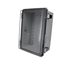 Bud Industries PTQ-11057-C ກັບປົກປ້ອງປະຕູບໍ່ມີຫຼັກ PC+10% Fiberglass, ກະຕ່າສ້ອມສະແດງສະຫຼຸບແລະປົກປ້ອງຊັດເຈນ (11 X 7.5 X 5.5 ນິ້ວ)