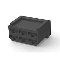 AMP Connectors - TE Connectivity 1-480281-0 ກອງຢູ່ 6 CIR FF REC HSG