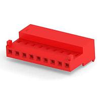 AMP Connectors - TE Connectivity 3-644038-9 ການປະກອບ Receptacle 09P MTA100 CONN ASSY ແດງ 15AU