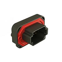 Amphenol SINE Systems AT15-08PB-BM02 ຕົວເຊື່ອມຕໍ່ Str Flng Mnt PCB Rcp 8POS Blk Gld Cont B