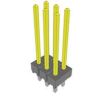 Samtec HTSW-103-15-L-D ພິນເຮດເດີຮອງຮ້ອນສູງ ສະແຕຣິບພິນເຮດເດີ PCB