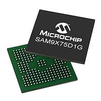 Microchip Technology SAM9X75D1G-I/4TB ມາງຄອມພິວເຕີ - MPU ARM926 MPU, 1Gbit DDR3L,,MIPI,LVDS,CAN-FD,BGA,EXT TEMP