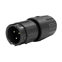 Switchcraft W8280-3PG-321 ຕົວເຊື່ອມມົດຕະຖານຮູບວົງມົນ Mini-Con-X ສາຍສັ້ນເຊື່ອມສາຍ, 3 ໝຸ່ມ #20, ຜູ້ຊາຍ, ການບັກ, ຈຳນວນຫຼາຍ