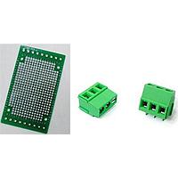 Bud Industries DMB-4774-CB ເຄື່ອງມືແລະອຸປະກອນເຊື່ອມຕໍ່ Terminal Block Din Rail PCB 3.421 x 6.122" (DMB-4774)