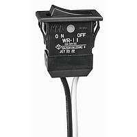 NKK Switches WR11AL/CUL ສະຫນັບສະຫນູນ Rocker SPST SPDT ON NON OFF ສາຍສີດຳ