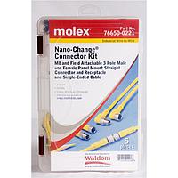 Molex 76650-0221 ຕົວເຊື່ອມມາດຕະຖານວົງກົມ Nano-Change M8 ສາຍພາຍໃນພາກສະຫນາມ 3P