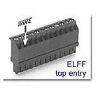 Amphenol PCD Shenzhen ELFF10230 ປລັກສະບັບດຽວຂາງເຂົ້າ 10 ຕໍ່ .2in