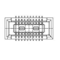 Hirose Electric DF40TC(3.0)-20DS-0.4V(51) ບອດມາວນທ໌ BOARD TO FPC CONN, RCPT, 20POS