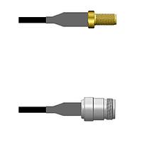 Amphenol Custom Cable Q-2Z01W0008010i ສາຍສະບັບ RF SMA-SJ/N-SJ RG58 10I